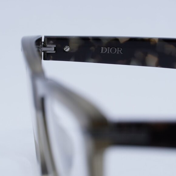 Dior DIORBLACKSUITO S7I 6400 Eyeglasses Shiny Brown 52mm Square Frame - Picture 6 of 10